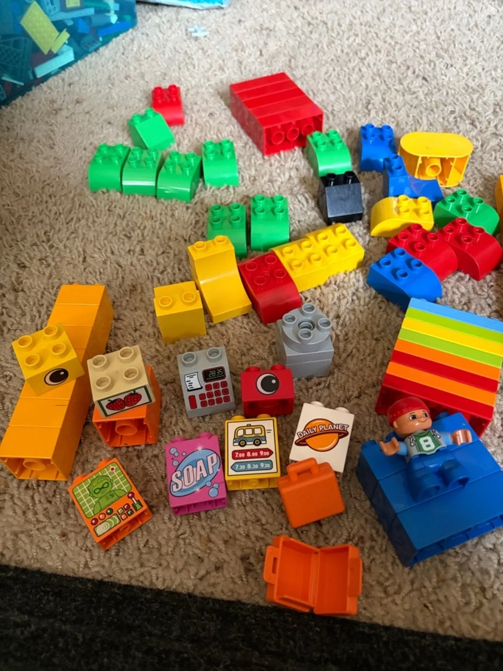 Lego Duplo colorful Building Block’s Specialty Pieces Mixed lot